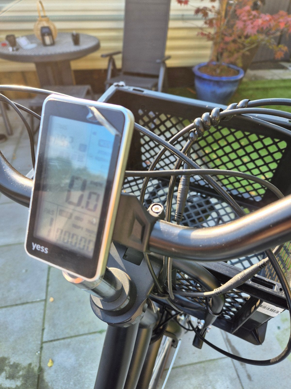 Spirit E-Cargo elektrische fiets met voorrek en fietstassen, Ophalen