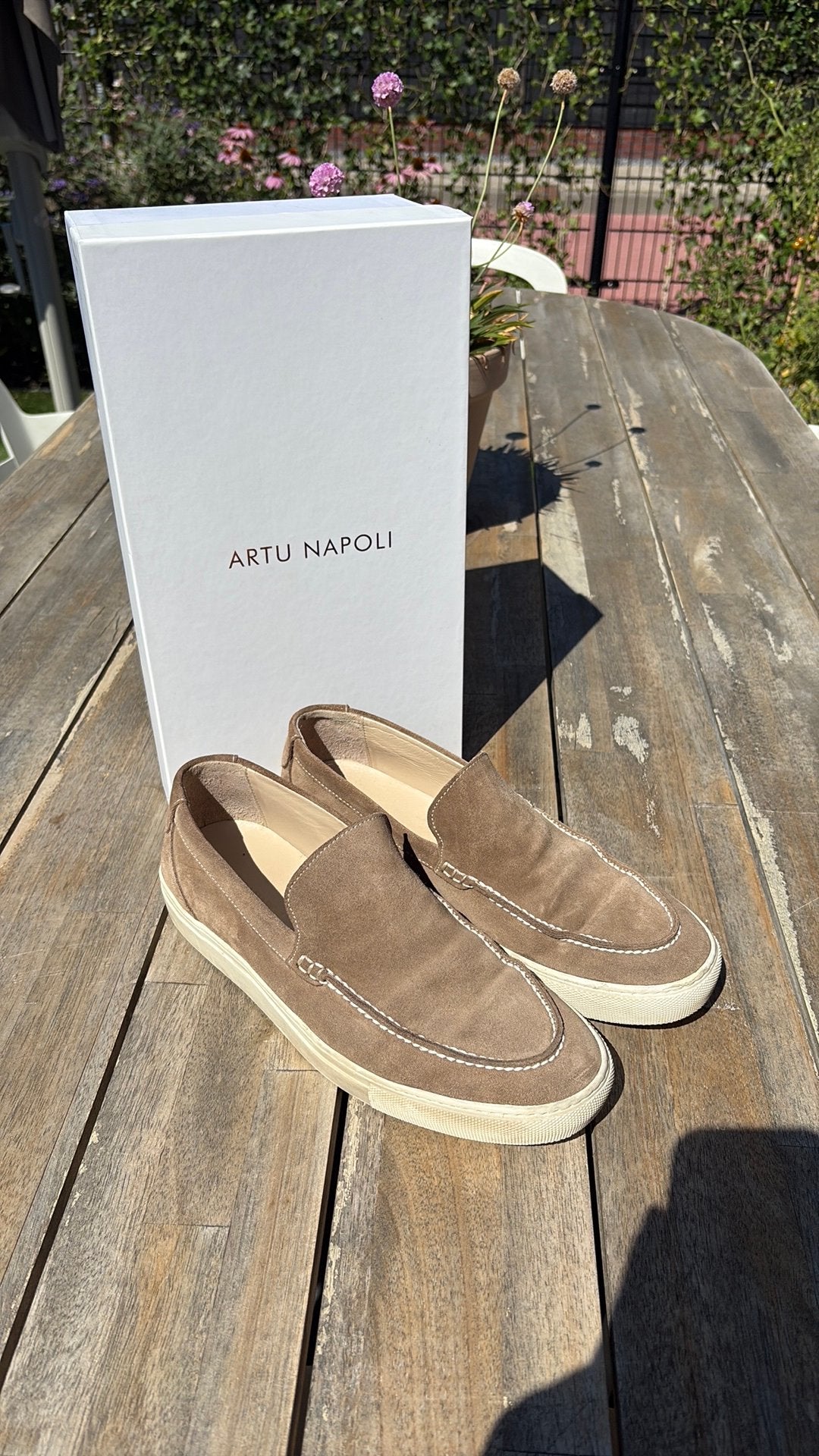 Artu Napoli Heren loafers Bruin Suède | Maat 42, Ophalen of Verzenden, Gedragen, Bruin, Loafers