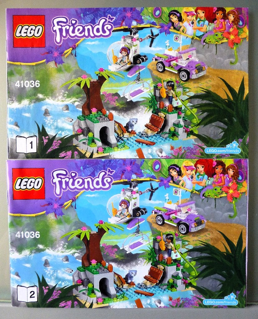 Lego Friends 2 sets Jungle serie 41036 en 41038 in 1 koop, Ophalen, Compleet, Lego, Friends
