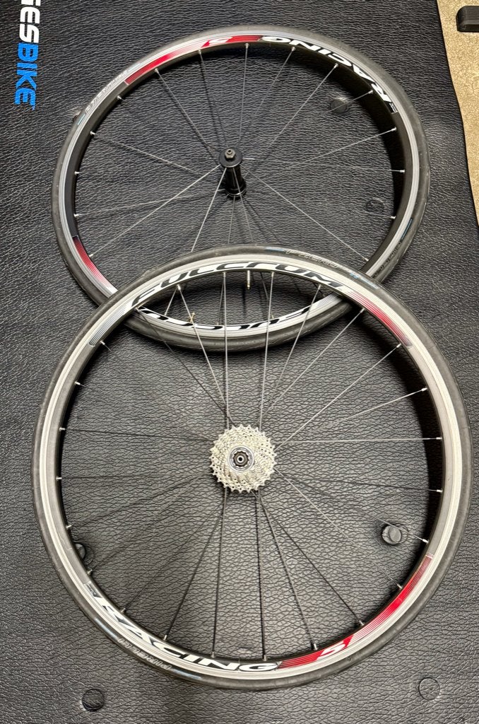 Racefiets wielen Fulcrum Racing 5, Fulcrum, Gebruikt, Aluminium, Racefiets