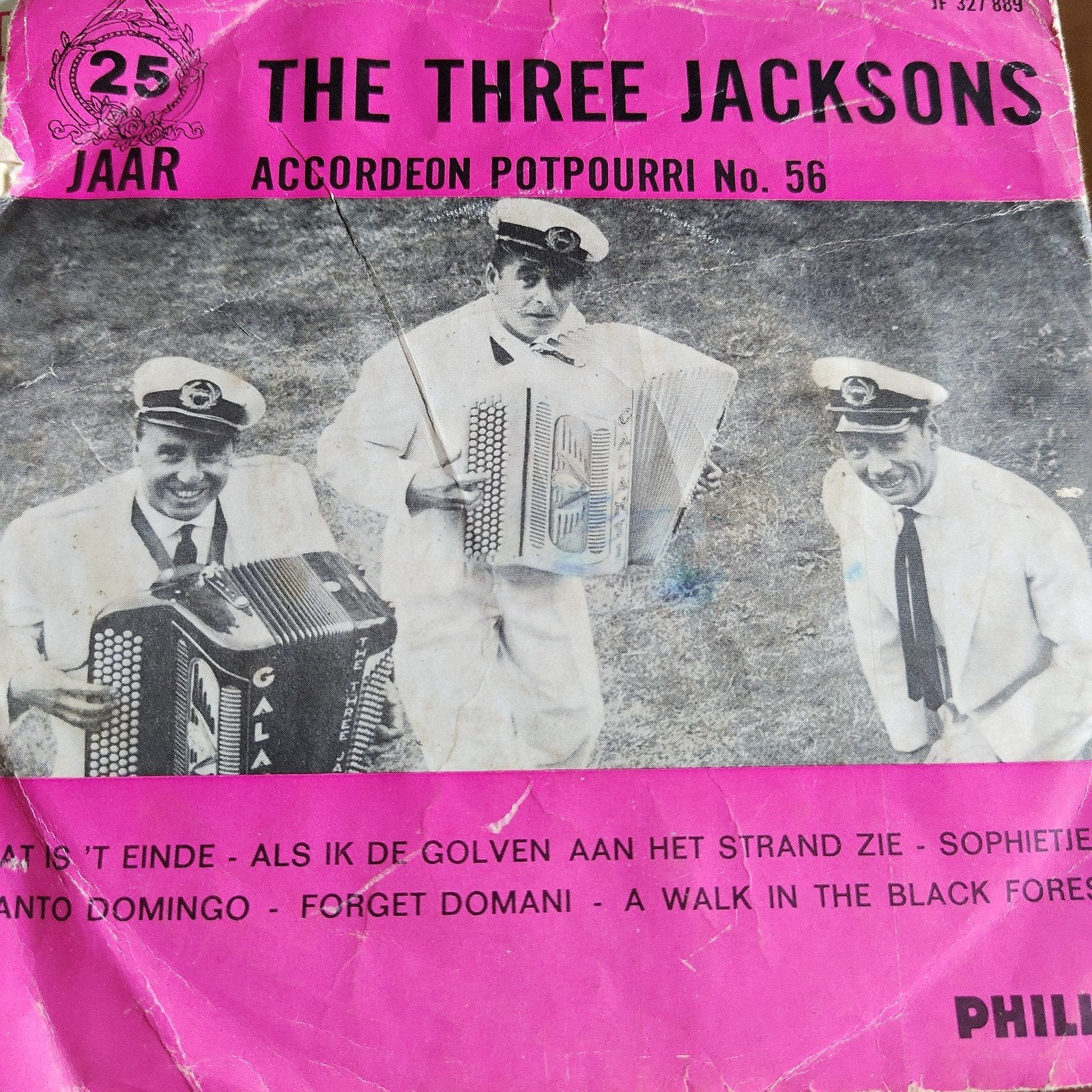 The Three Jacksons - Accordeon Potpourri No. 56 LP, Gebruikt, Overige genres, 7 inch, Ophalen of Verzenden