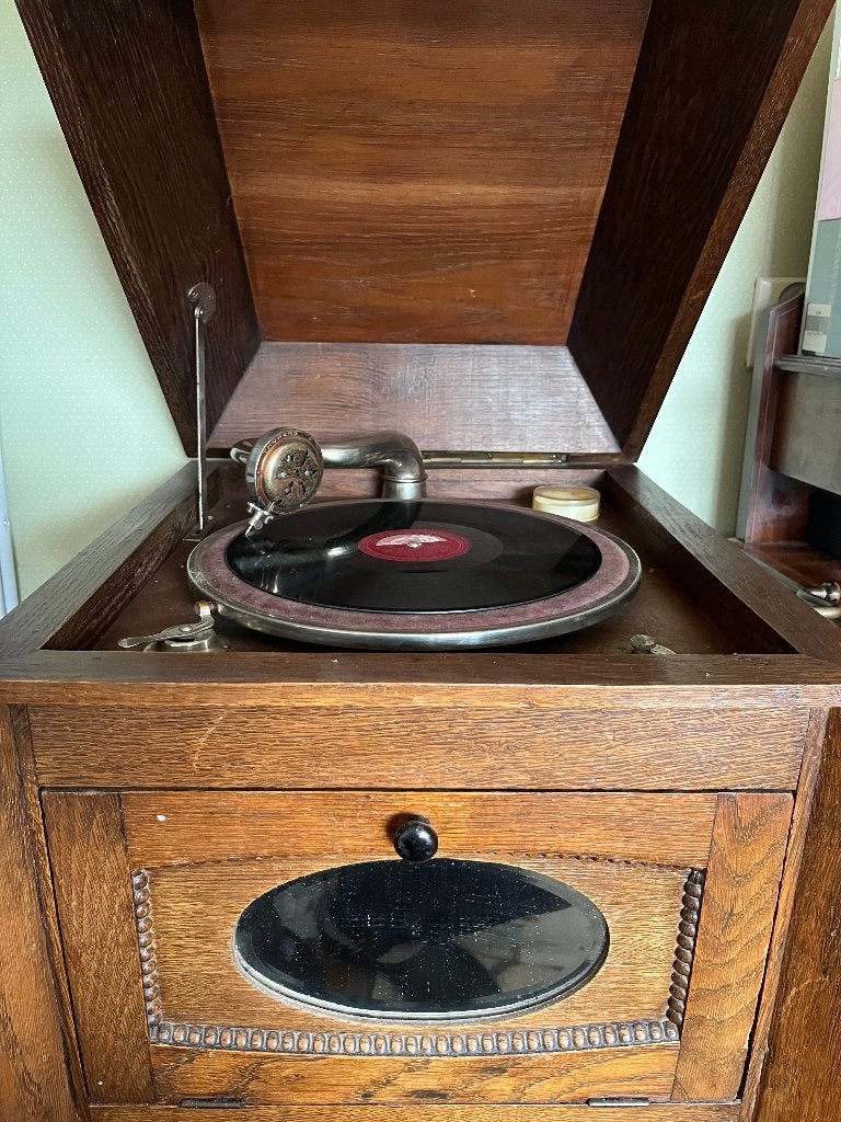 meubel 78 toeren grammofoon, Antiek en Kunst, Ophalen