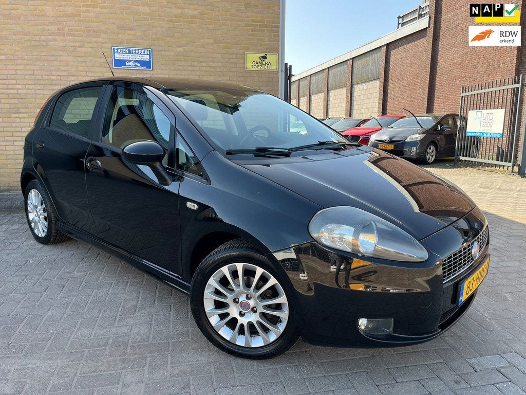 Fiat Grande Punto 1.4 NeroBianco|Airco|5deurs|, Auto's, Fiat, Bedrijf, Te koop, Grande Punto, ABS, Airbags, Airconditioning, Boordcomputer