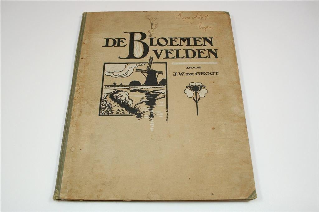 De Bloemenvelden — Het Klaverblad Album — Compleet [1918], Boeken, Prentenboeken en Plaatjesalbums, Ophalen of Verzenden, Gelezen