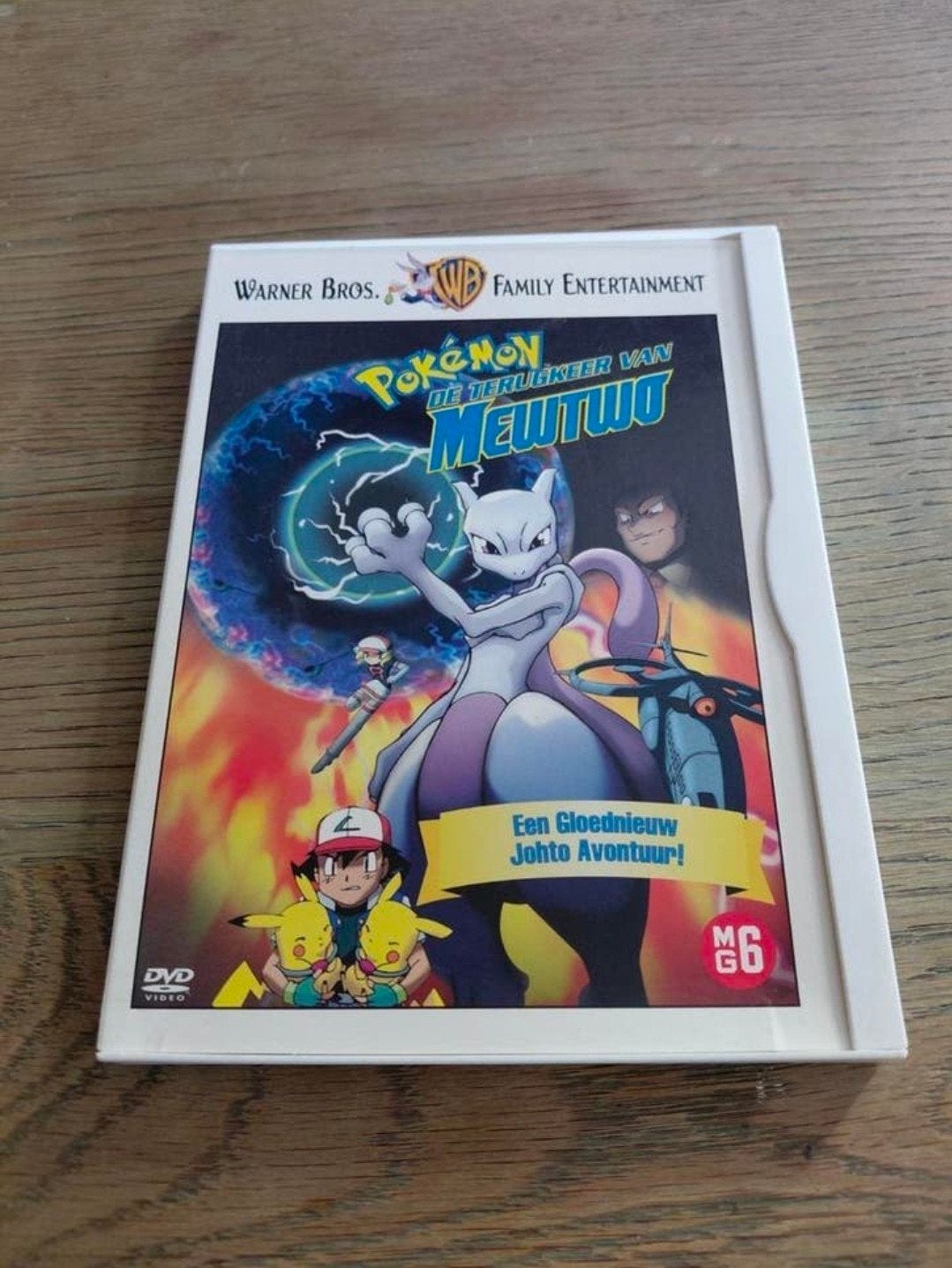 Pokémon film De Terugkeer van Mewtwo dvd., Gebruikt, Tekenfilm, Ophalen of Verzenden, Alle leeftijden