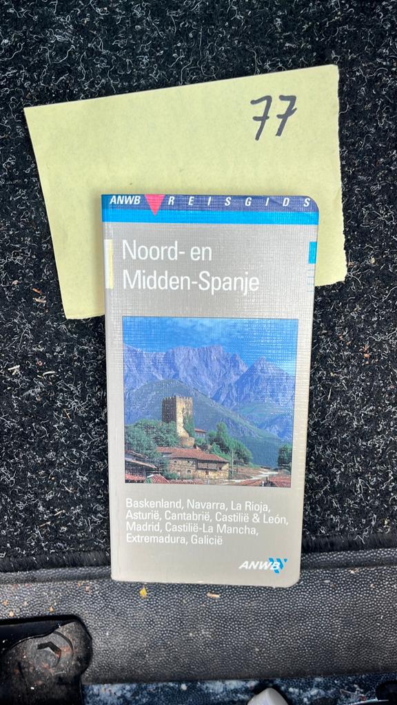 ANWB Reisgids Noord- en Midden-Spanje, Boeken, Reisgidsen, Europa, Ophalen of Verzenden, Zo goed als nieuw, Reisgids of -boek