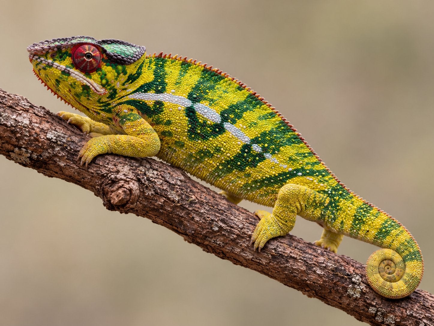 Fucifer pardalis panter kameleon nosy mitsio Chameleon photo 3