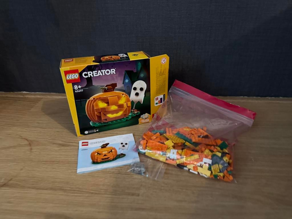 Lego GWP Pompoen Halloween 40697, Lego, Ophalen of Verzenden, Zo goed als nieuw, Compleet