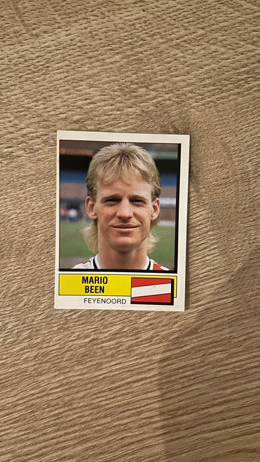 Panini Voetbal 88 plaatje Mario Been Feyenoord, Verzenden, Zo goed als nieuw, Plaatje