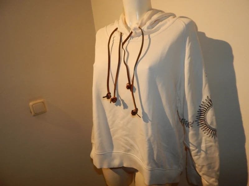 Dorothee Schumacher baggy sweater sier stiksel mouw M, Kleding | Dames, Truien en Vesten, Maat 38/40 (M), Verzenden, Wit, Zo goed als nieuw