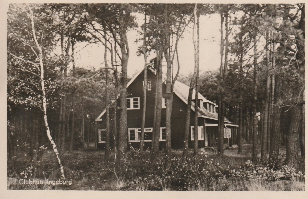 LEUSDEN Clubhuis Ingeborg, Verzenden, 1940 tot 1960, Gelopen, Utrecht