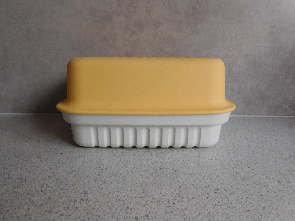 Tupperware Kornuit Kaasdoos Creme Geel, Ophalen of Verzenden, Zo goed als nieuw, Geel, Overige typen
