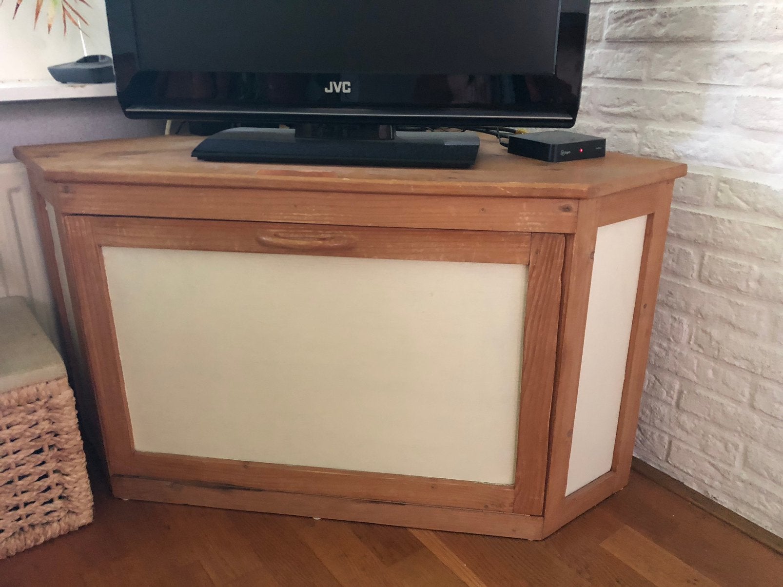 Tv meubeltje hoekkast grenen, Ophalen, Gebruikt, 50 tot 100 cm, Minder dan 100 cm