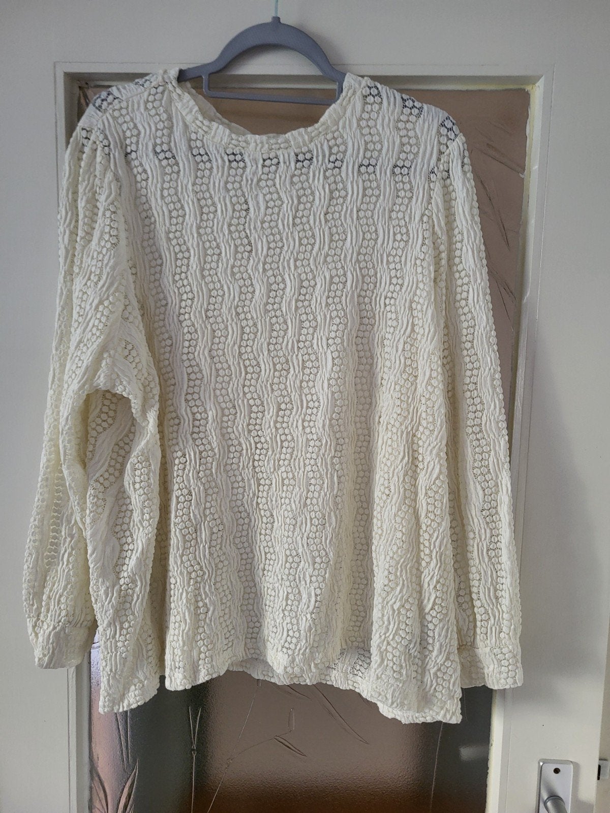Witte top MS mode maat XL kant, Kleding | Dames, Wit, Maat 46/48 (XL) of groter, Ophalen of Verzenden, Zo goed als nieuw