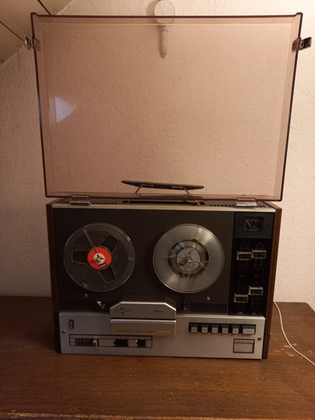 Philips bandrecorder met microfoon, Ophalen, Bandrecorder
