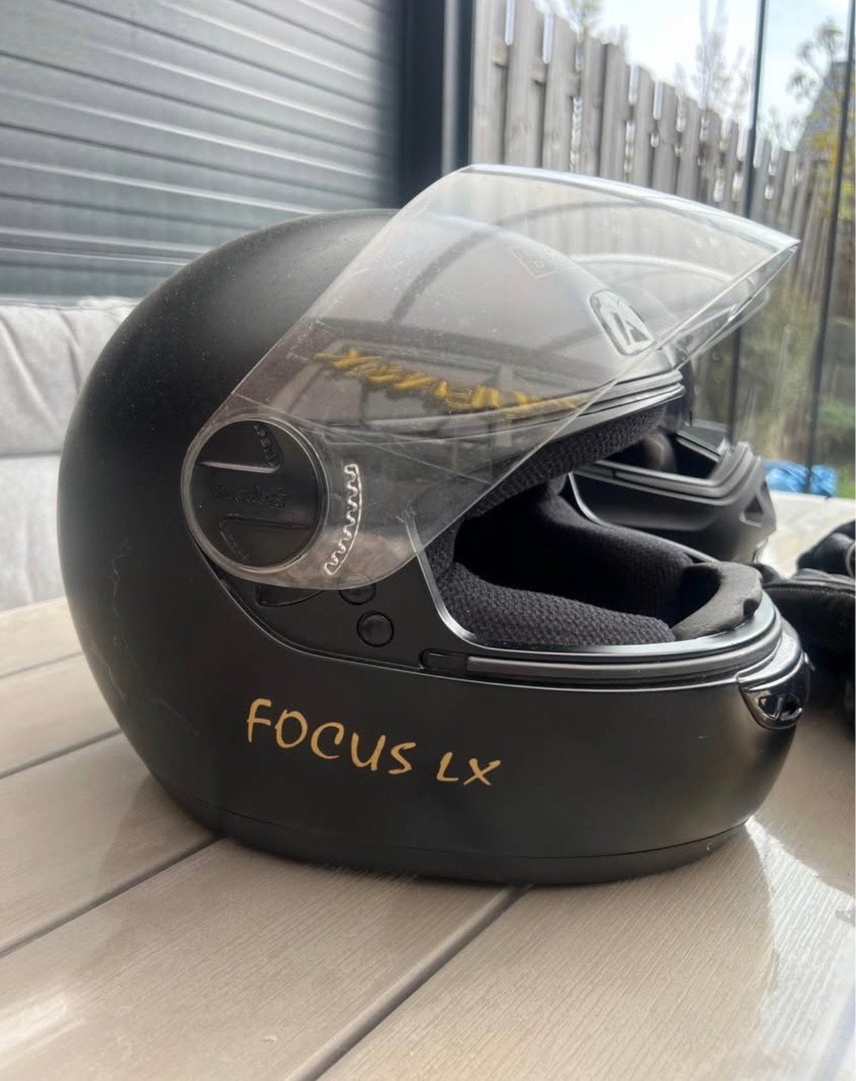 Bayard Focus LX motorhelm - Zwart, Maat M, Ophalen of Verzenden, Gebruikt, Medium