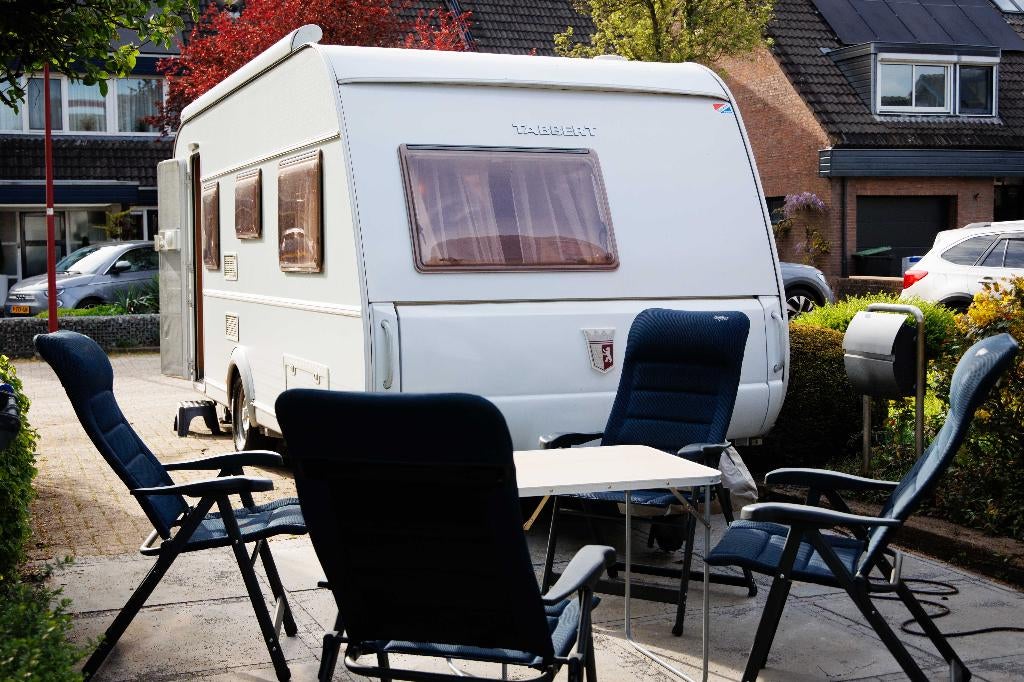 Tabbert Da Vinci 540DM (230), Truma XT mover, Vaste Luifel, Omvormbare zithoek, Tabbert, Treinzit, Particulier