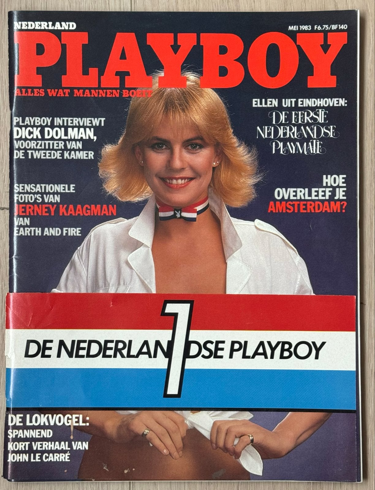 1e Playboy Nederland Mei 1983 - Jerney Kaagman, Ophalen of Verzenden, Gelezen, Overige typen