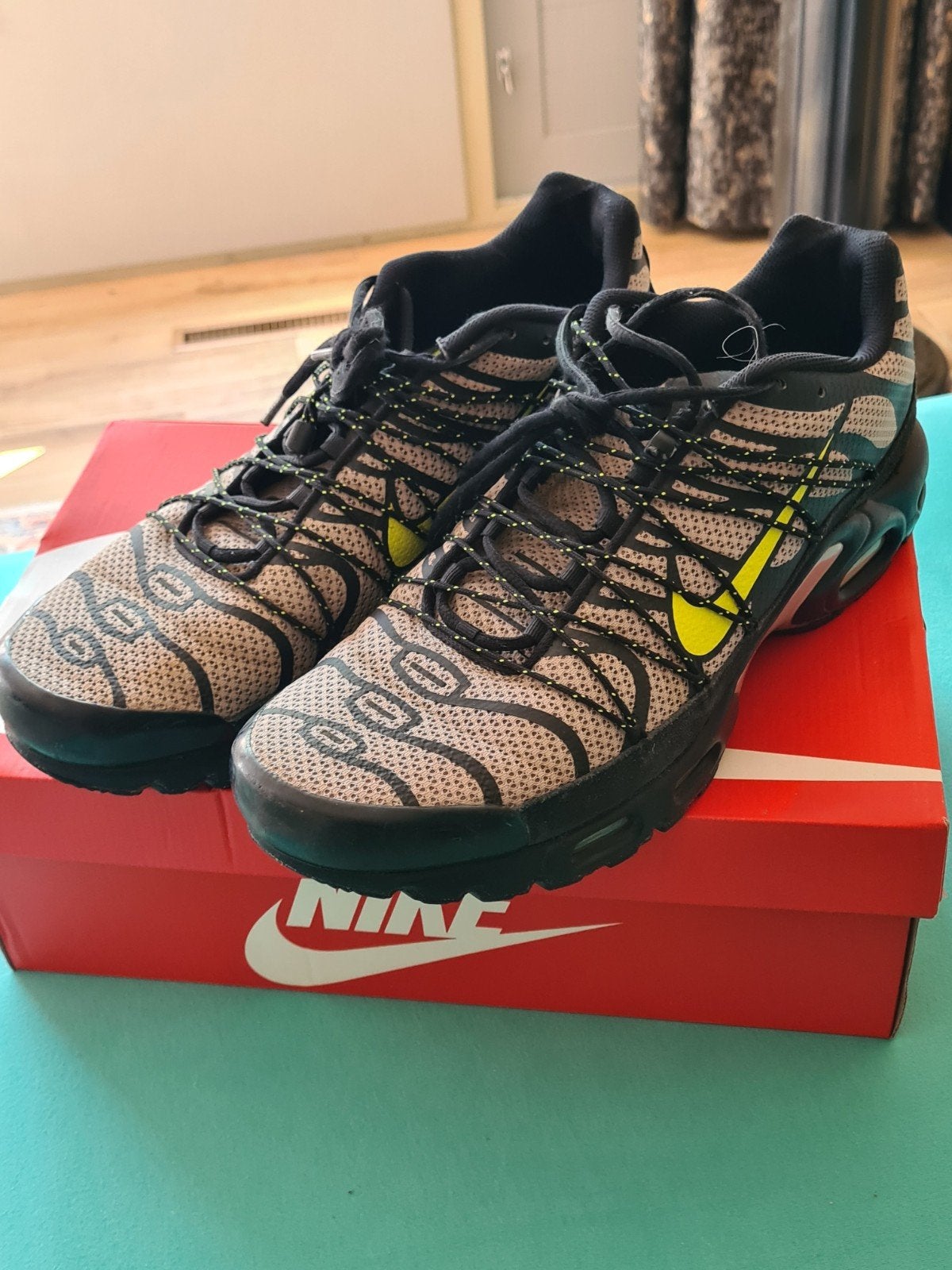 NIKE TN AIR MAAT 49,5, Ophalen, Gedragen, Wit, NIKA AIR TN