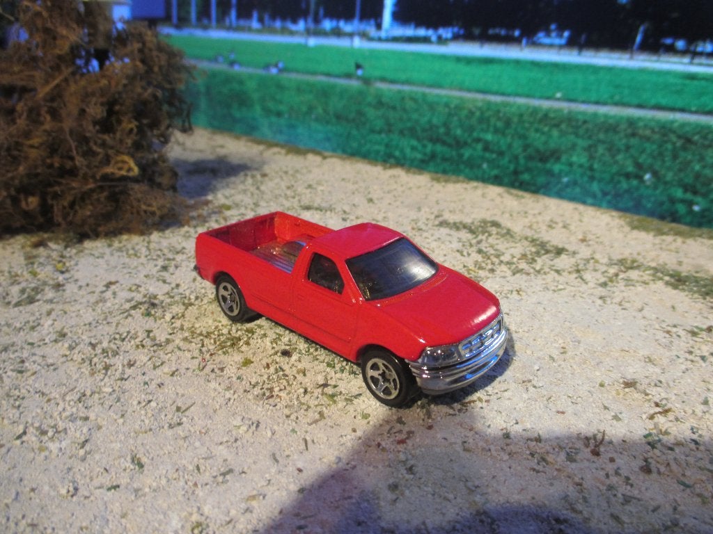 Ford F-150 Hot Wheels 1997 First Editions rood, Ophalen of Verzenden, Zo goed als nieuw, Auto
