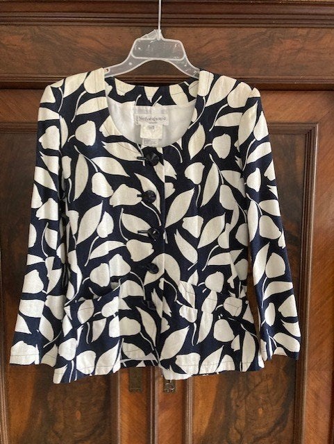 Yves Saint Laurent, Kleding | Dames, Ophalen, Yves Saint Laurent, Blauw, Maat 42/44 (L)