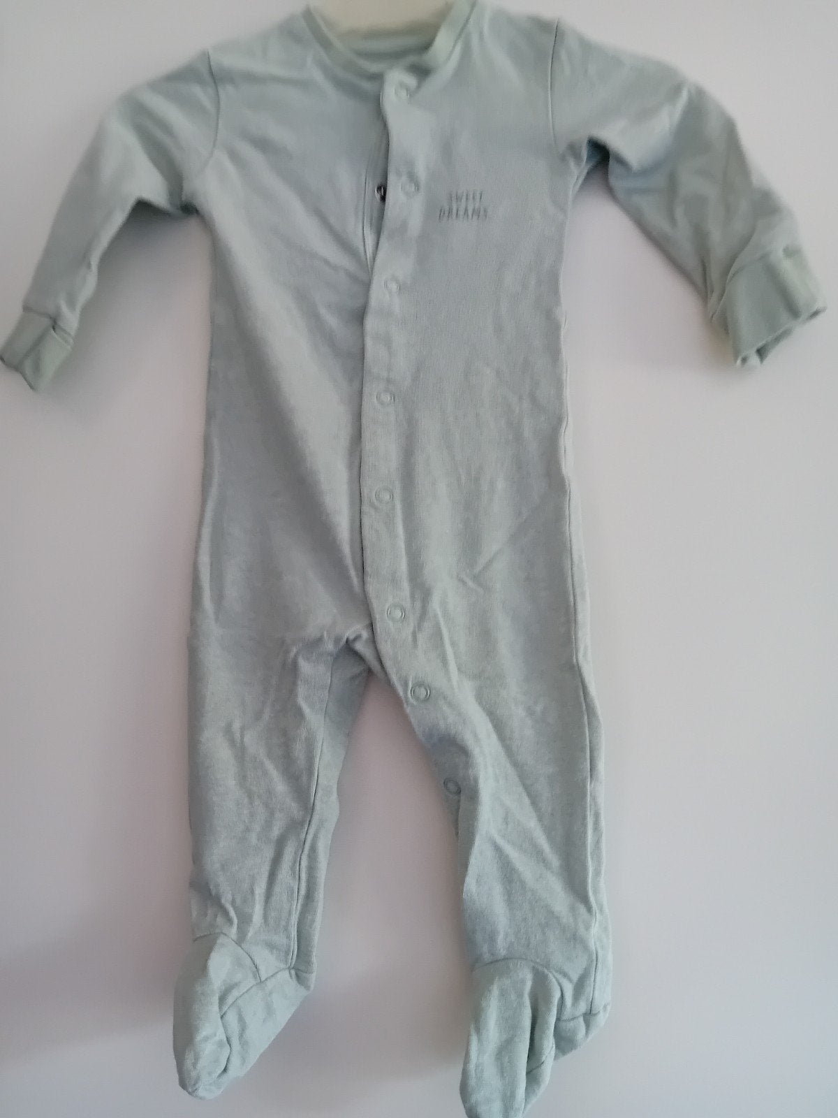 Pyjama met voetjes maat 50 Sweet & Soft Zeeman, Gebruikt, Jongetje of Meisje, Ophalen of Verzenden, Nacht- of Onderkleding