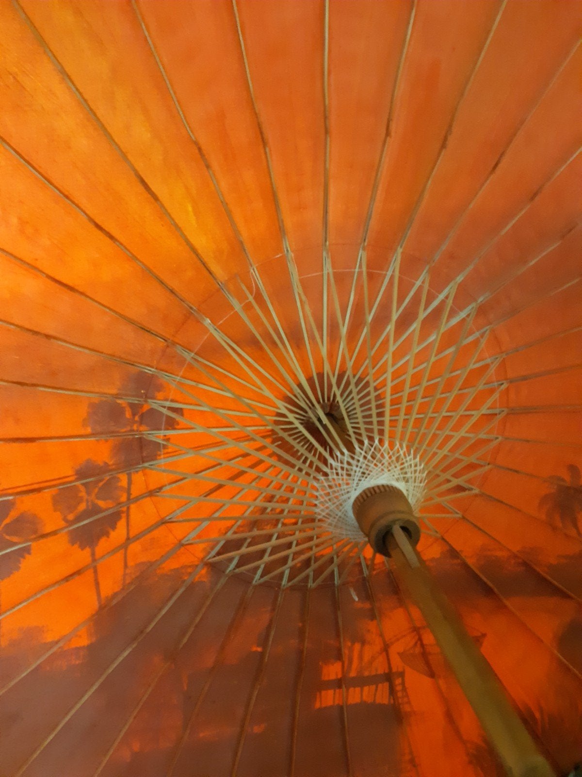 Vintage parasol, Tuin en Terras, Parasols, Ophalen, 1 tot 2 meter