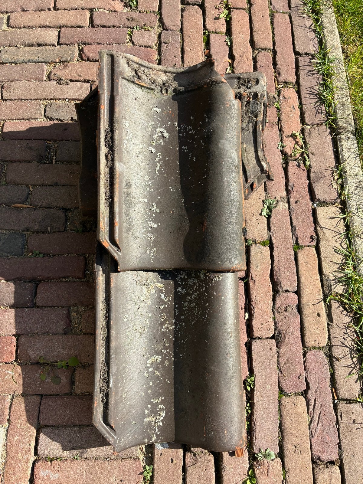 120 stuks dakpannen - teeuwen, Ophalen, Dakpannen, Gebruikt, 10 tot 15 m²