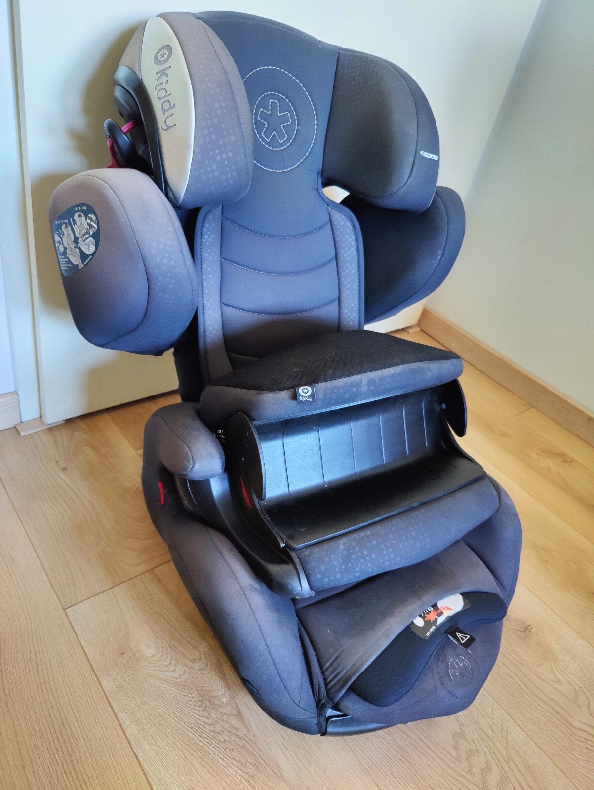 Kiddy Guadianfix autostoeltje 9-36 KG, Autogordel of Isofix, Gebruikt, Verstelbare rugleuning, 9 t/m 36 kg