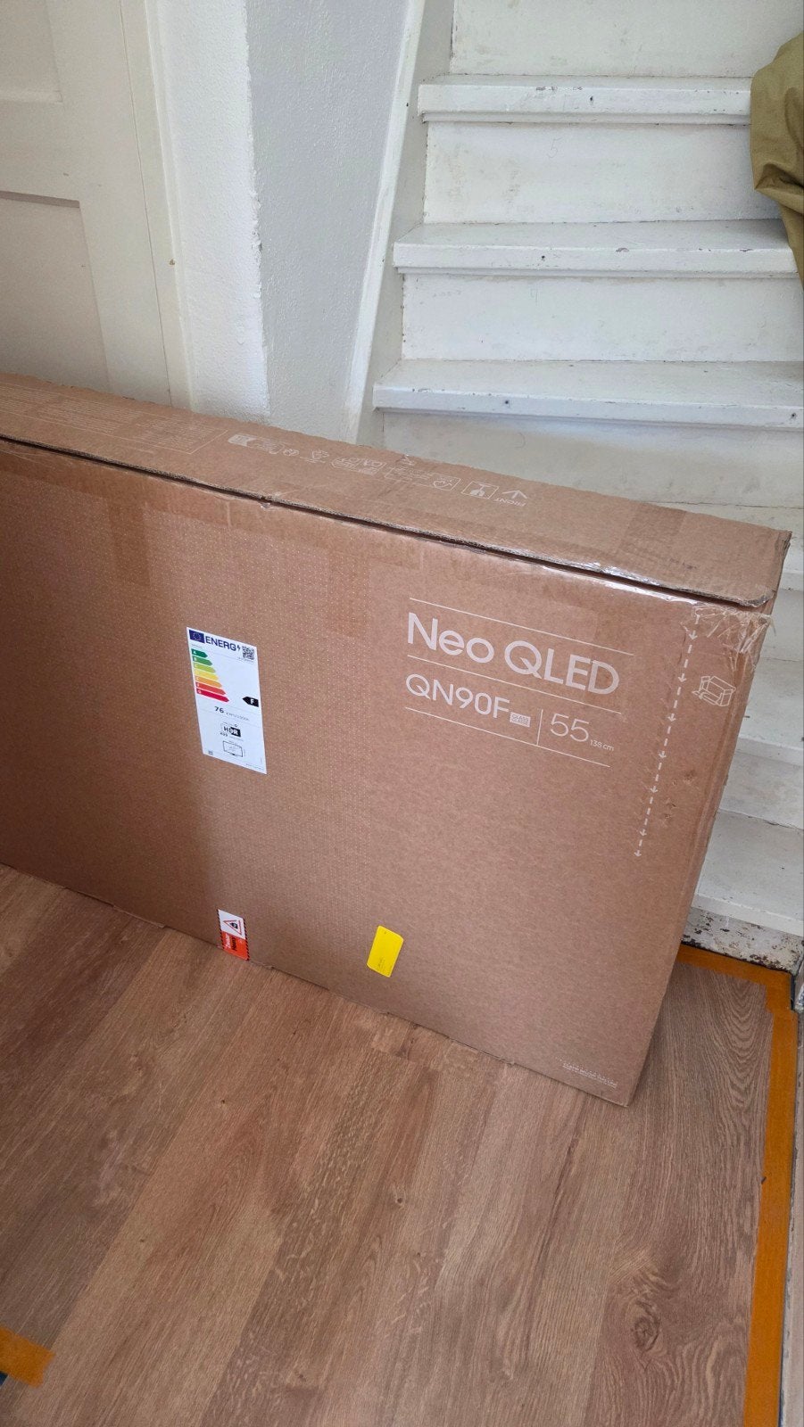 Nieuwe Samsung QN90F Neo QLED 55 inch 4K Smart TV, Audio, Tv en Foto, Televisies, Ophalen, QLED, Nieuw, 120 Hz