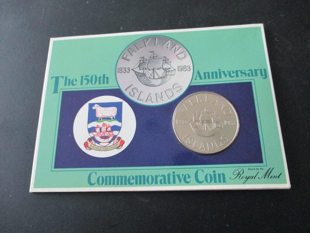 Falkland Islands 50 pence 1983 unc, Postzegels en Munten, Munten | Europa | Niet-Euromunten, Ophalen of Verzenden, Overige landen