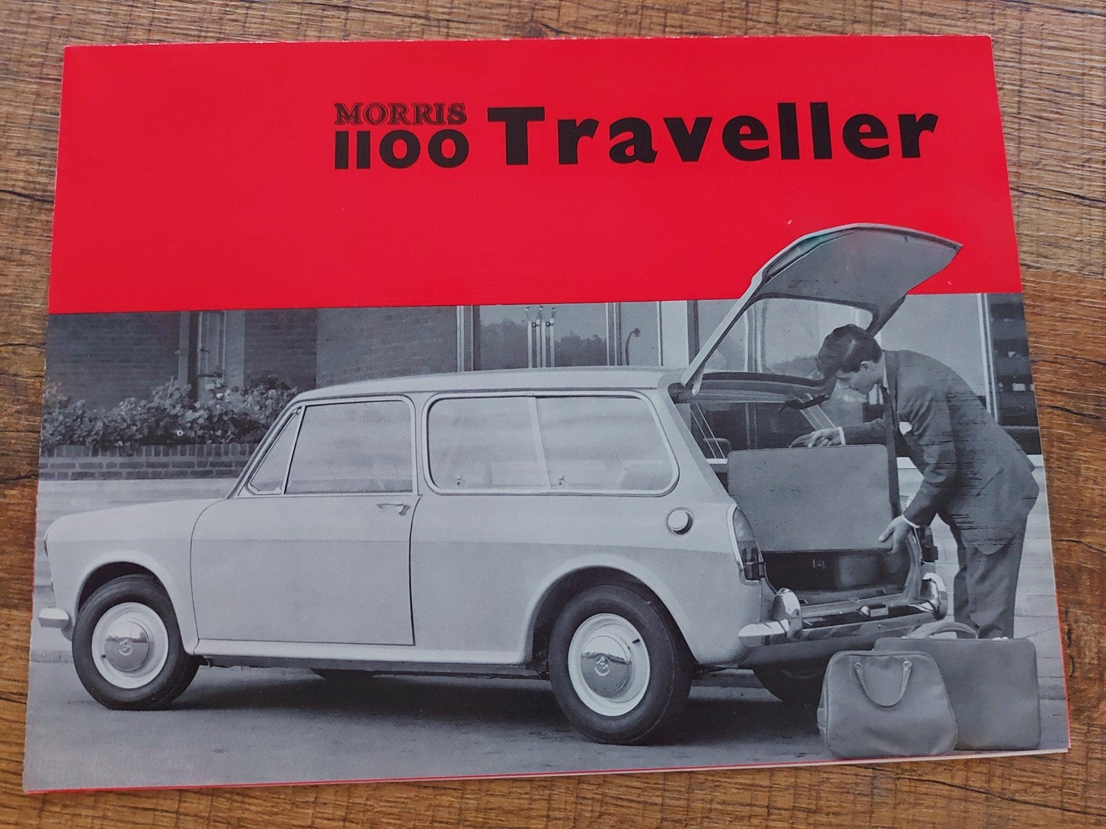 Keurige Morris 1100 Traveller NL folder, Boeken, Auto's | Folders en Tijdschriften, Ophalen of Verzenden, Zo goed als nieuw, Overige merken