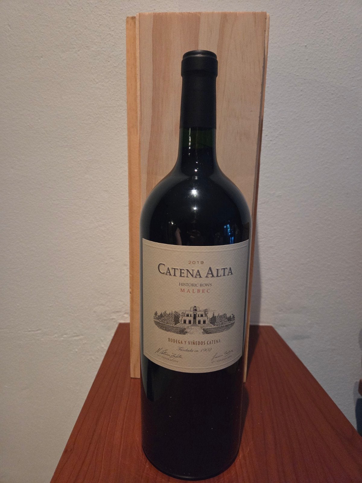 Catena Alta 2019 Malbec Magnum 1.5l incl. OWC, Nieuw, Ophalen of Verzenden, Zuid-Amerika, Rode wijn