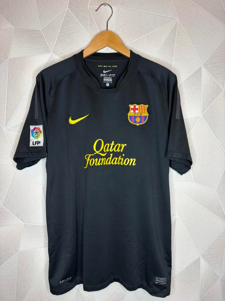 FC Barcelona Uit 2011/2012, Sport en Fitness, Voetbal, Zo goed als nieuw, Shirt, Maat L, Ophalen of Verzenden
