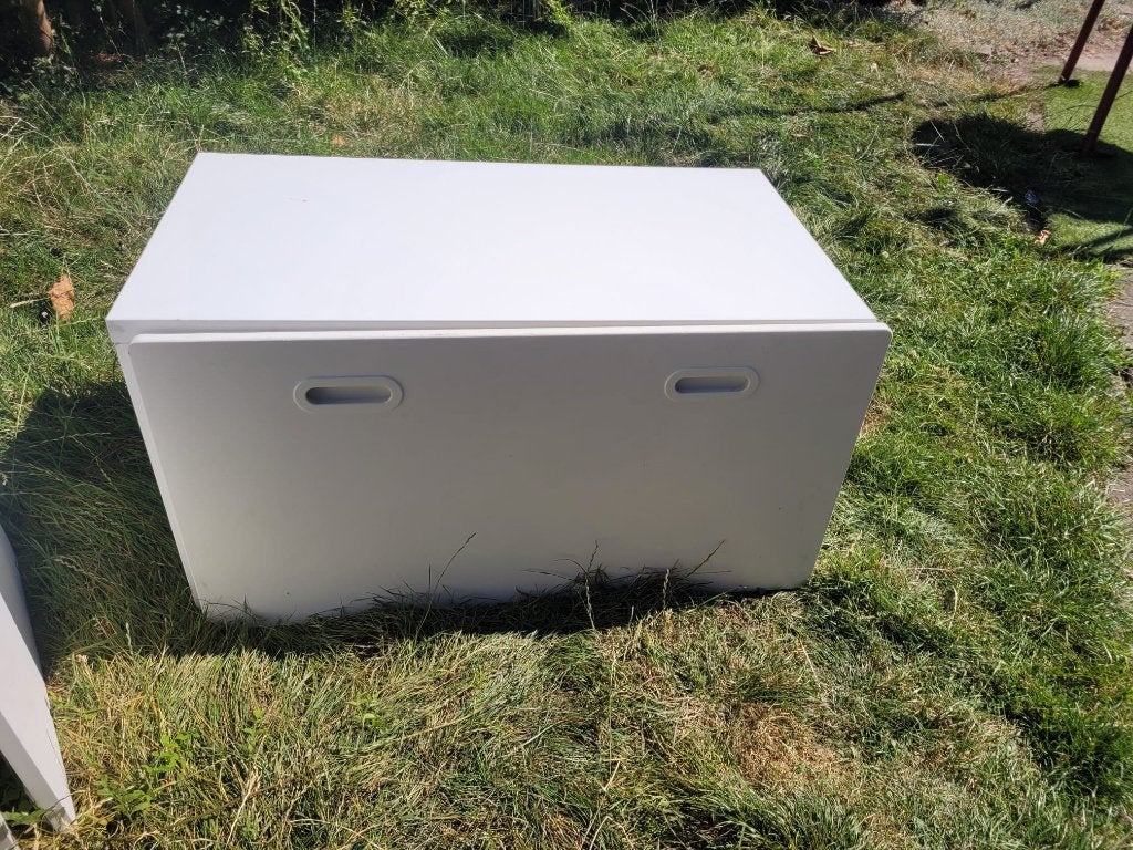 4st Smastad speelgoedkist met bank, Gebruikt, Kast, 50 tot 70 cm, 75 tot 100 cm