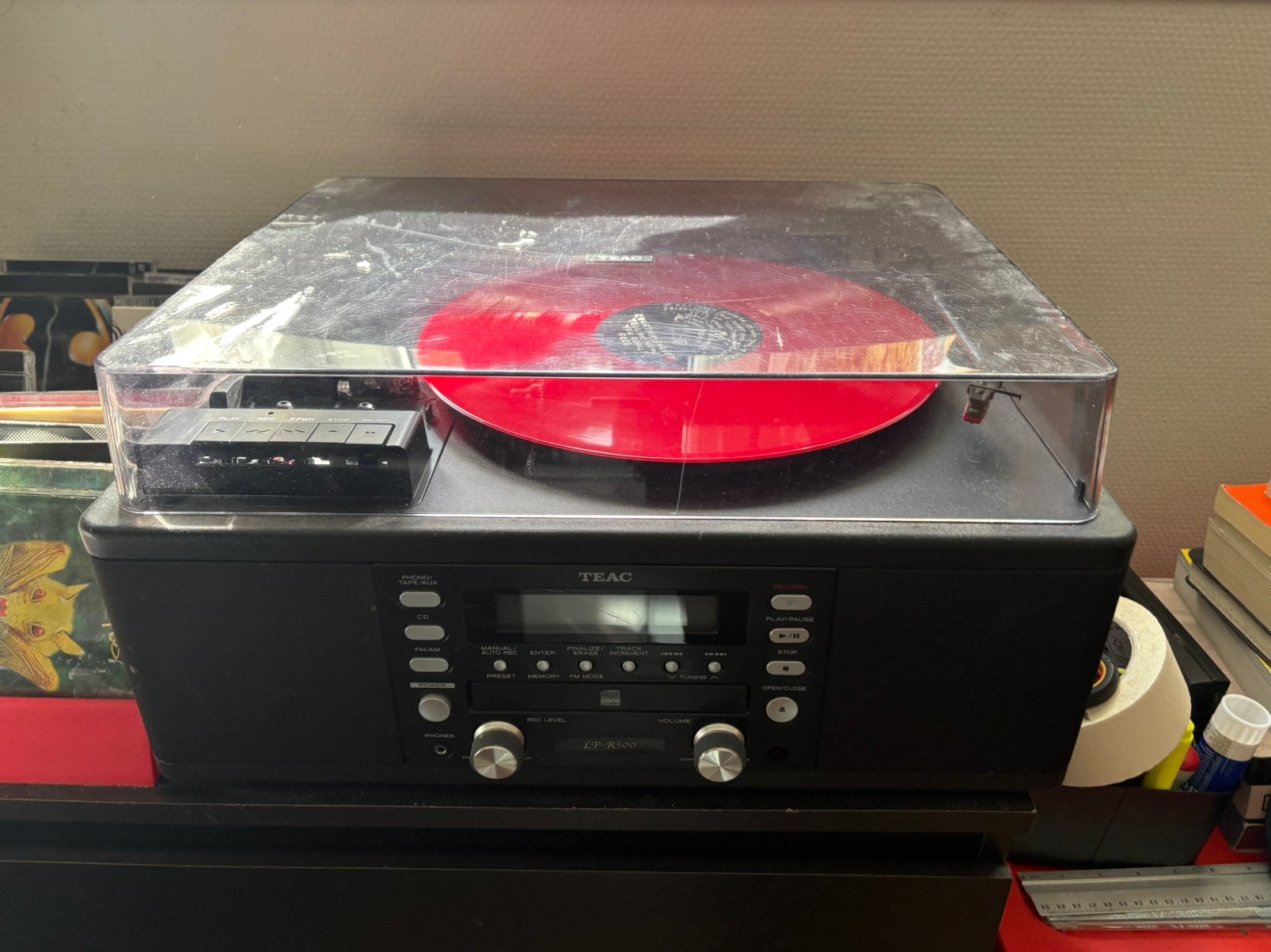 Teac R550 Platenspeler multimedia deck, Ophalen of Verzenden, Zo goed als nieuw, Overige merken