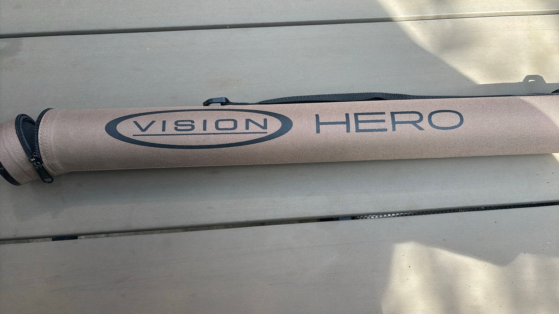 Vision river hero vliegvis hengel, Ophalen of Verzenden, Gebruikt, Werphengel