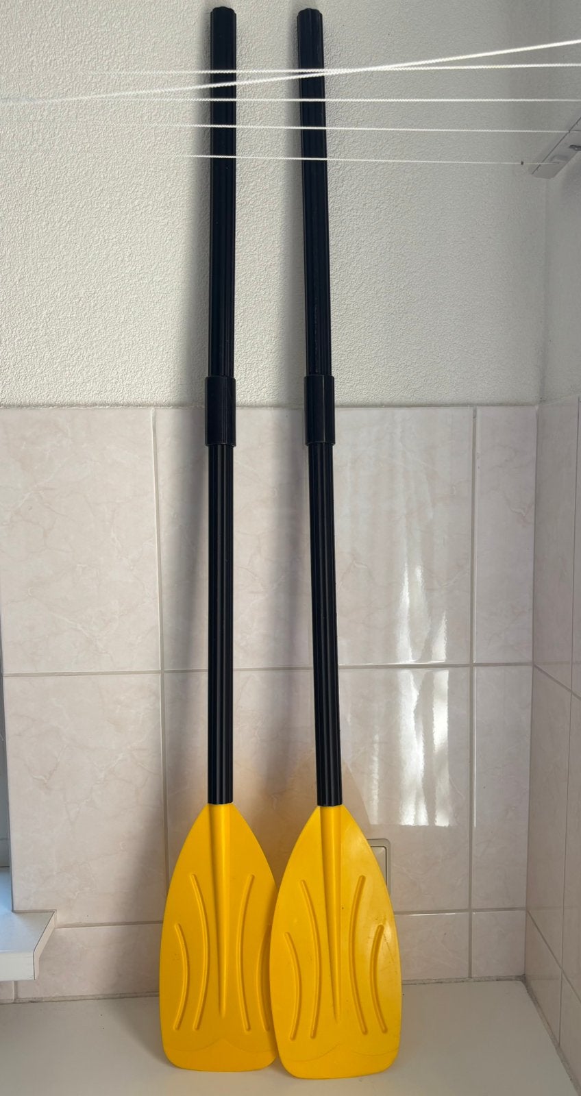 Peddels, Watersport en Boten, Peddels, Ophalen, Zo goed als nieuw, Enkelbladige peddel