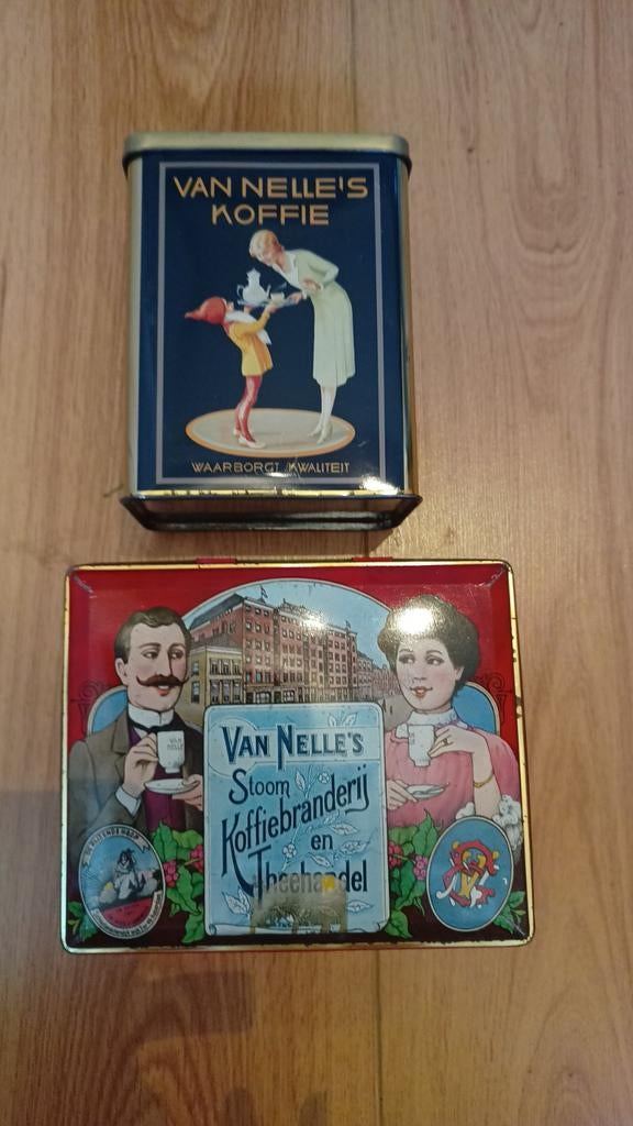 Van Nelle blikjes brocante, Verzamelen, Efteling, Ophalen of Verzenden, Gebruikt