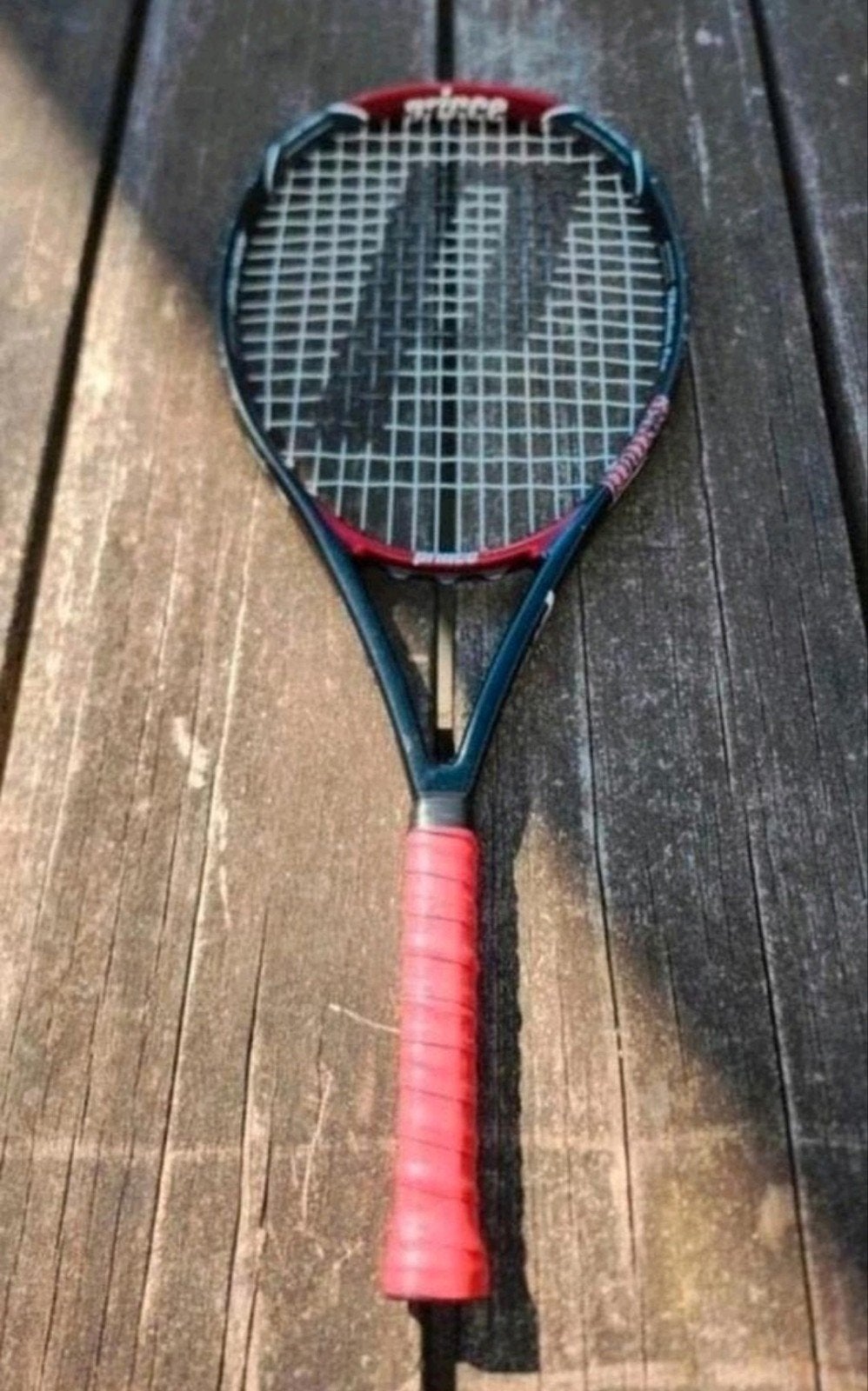 Prince Red Lite Titanium Tennis Racket L1 Grip, Prince, Ophalen of Verzenden, Zo goed als nieuw, Racket