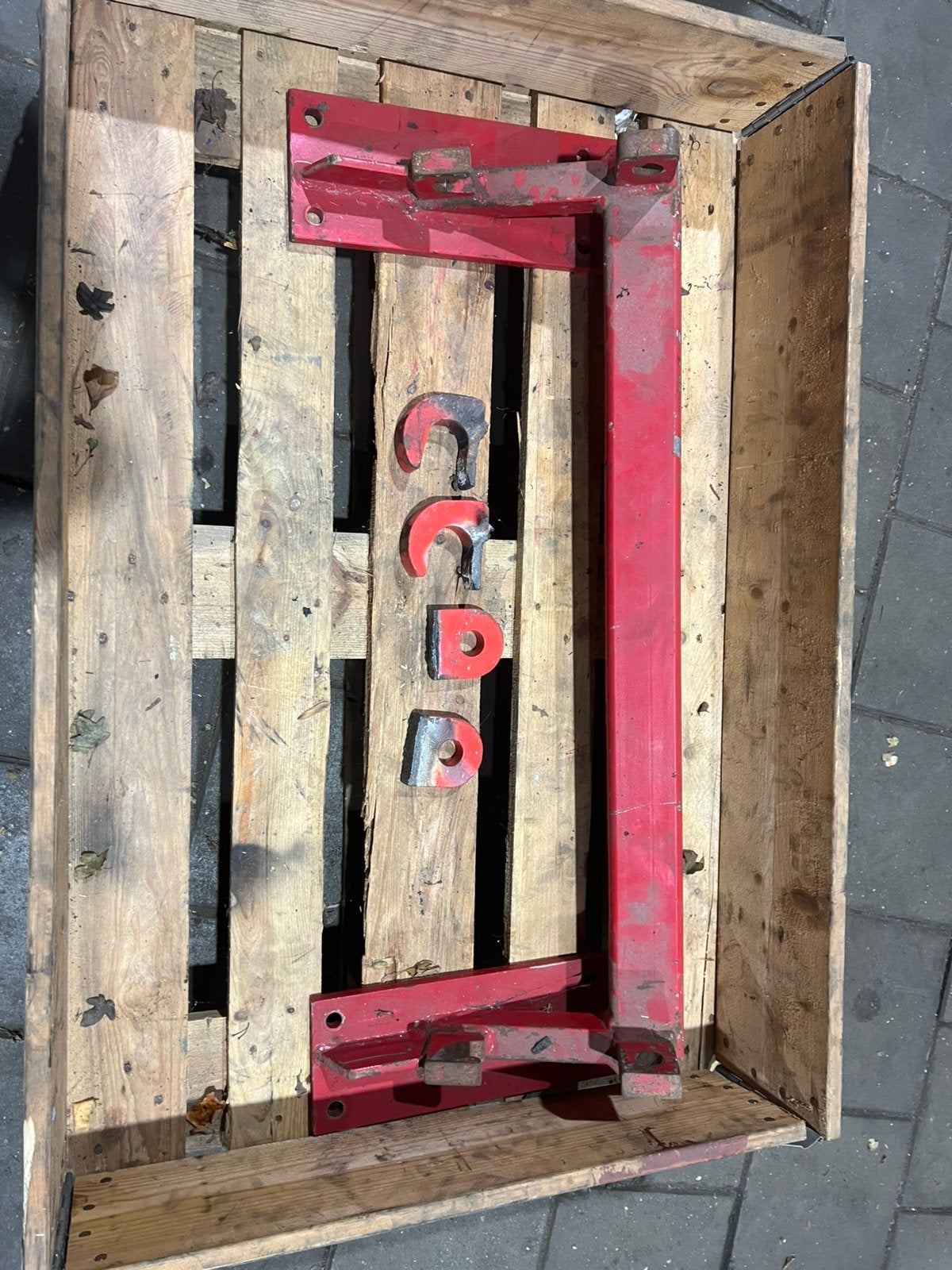 Euro opname frame / losse euro snelwissel haken lassen, Ophalen, Zo goed als nieuw