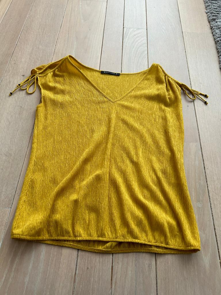 Nieuwe top van expresso, maat 38., Ophalen of Verzenden, Nieuw, Maat 38/40 (M)