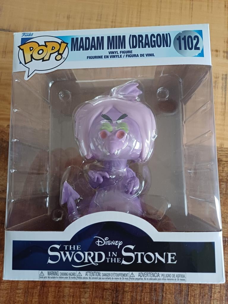 POP! Disney Madam Mim As Dragon 6 INCH 1102 The Sword in the, Verzamelen, Ophalen of Verzenden