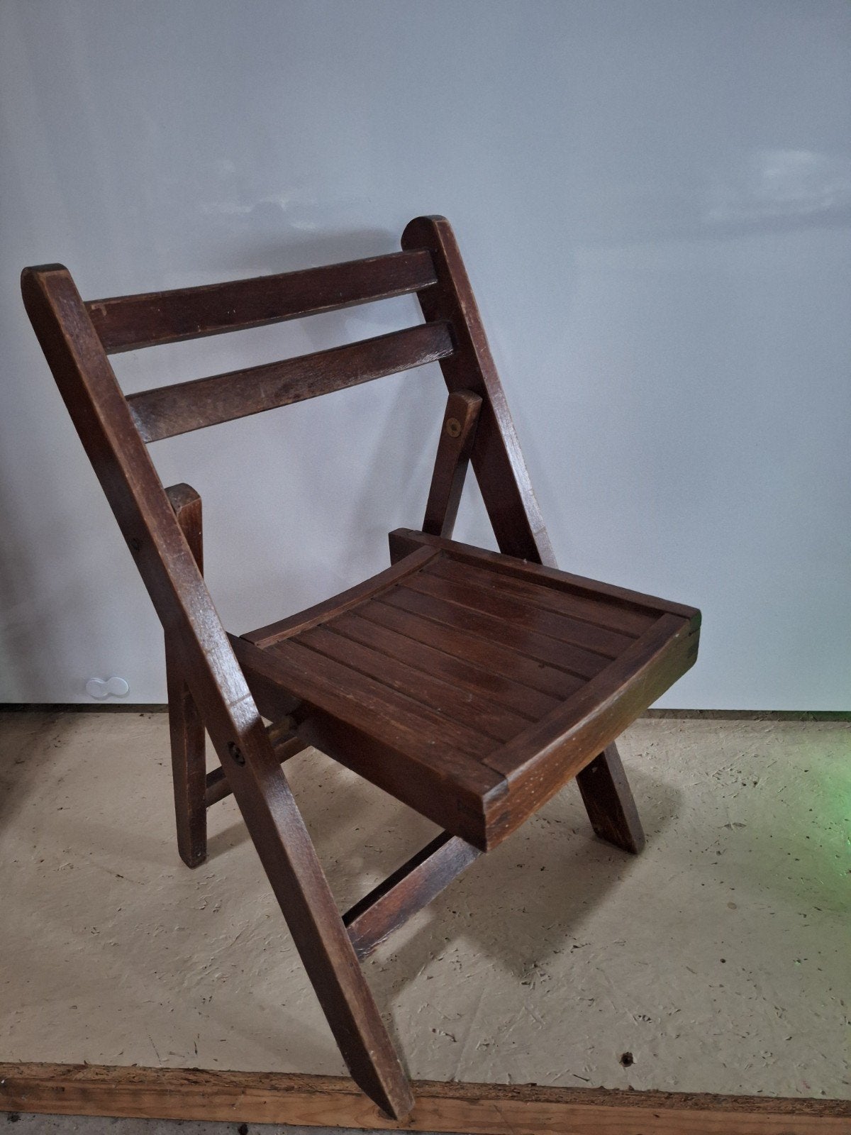 Oud houten kinderstoeltje - inklapbaar, Ophalen, Gebruikt, Stoel(en)