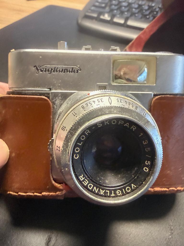 Voigtländer Vito B, Ophalen of Verzenden, Zo goed als nieuw, Spiegelreflex, Overige Merken