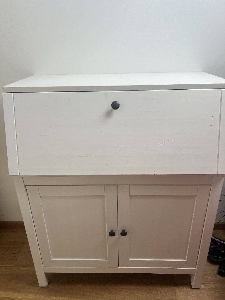 Ikea Hemnes bureau, Ophalen, Demontabel, Gebruikt, Hout
