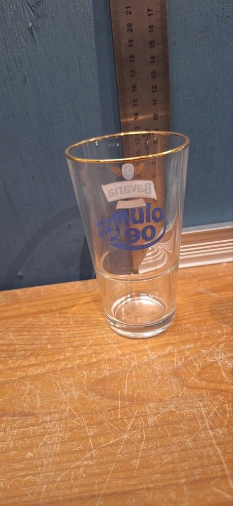 Bavaria glas dubbeldruk mulo (iks263), Ophalen of Verzenden, Zo goed als nieuw, Glas of Glazen, Bavaria