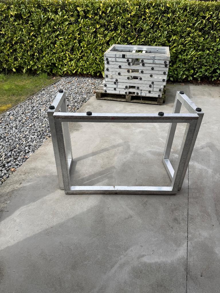 Aluminium rekken, Ophalen, Gebruikt, Aluminium