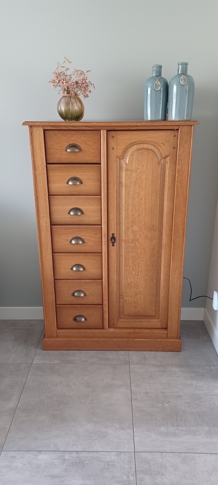 Mooie spekkast te koop., Ophalen, 5 laden of meer, 100 tot 150 cm, 50 tot 100 cm