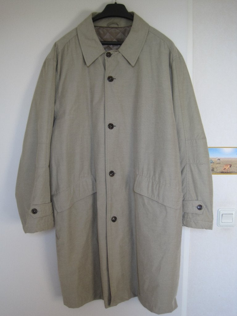 142 - Stones Casual heren trenchcoat - beige, maat L, Maat 52/54 (L), Verzenden, Beige, Zo goed als nieuw
